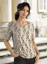 Shirt mit farbbrillantem Allover-Druck 