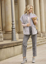 Weste in Zopfmuster-Optik 