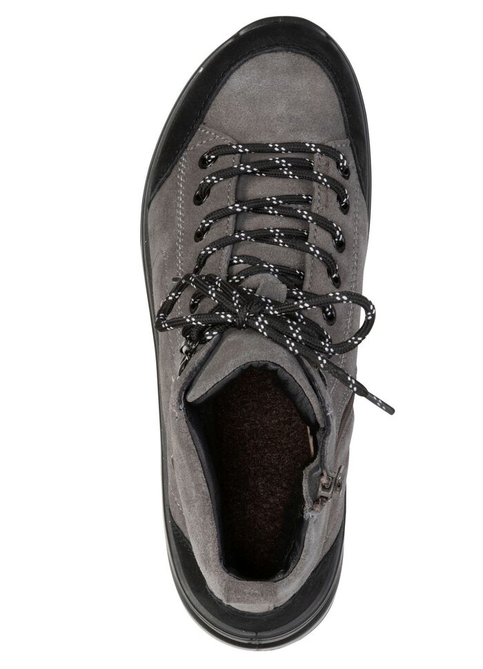 Sportliche Damen-Boots, Weite K, mit herausnehmbarem Fussbett ANTHRAZIT