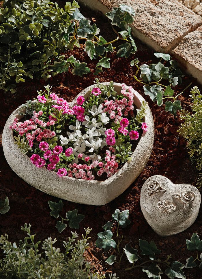 Pflanzschale Herz, 2-teilig 
