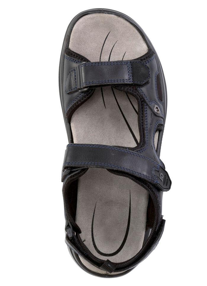 GINO GALANTE Trekking-Sandale aus Nappaleder und Textilmaterial 