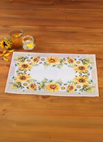 Tisch- und Raumdekoration mit Sonnenblumen-Motiv BUNT