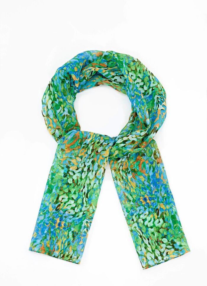 Schal mit Fantasiedessin 