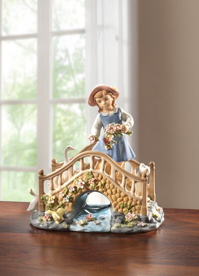 Spieluhr aus Porzellan 