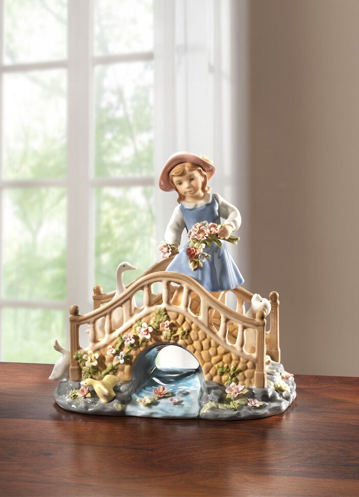 Spieluhr aus Porzellan 