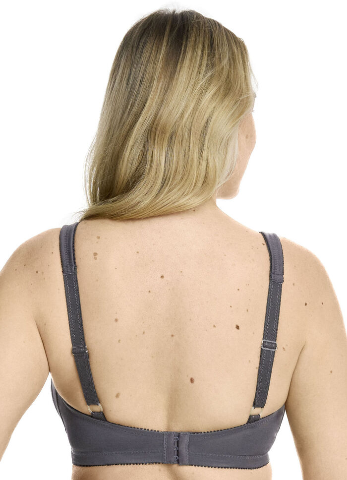 Zweierpack BH mit Spitzeneinsätzen 1X GRAFIT, 1X PUDER