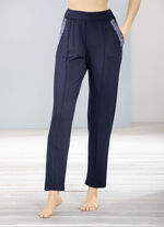 Hose mit Schmucksteinzier MARINE