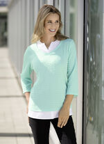 Einzigartiges Shirt in 2-in1 Optik, 