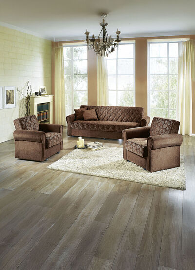 3-teilige Polstergruppe mit Bettkasten  3-teilige Polstergruppe mit Bettkasten