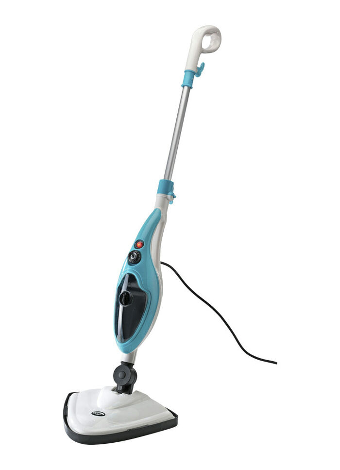 «Aqua Laser» Dampfreiniger in verschiedenen Farben WEISS-BLAU