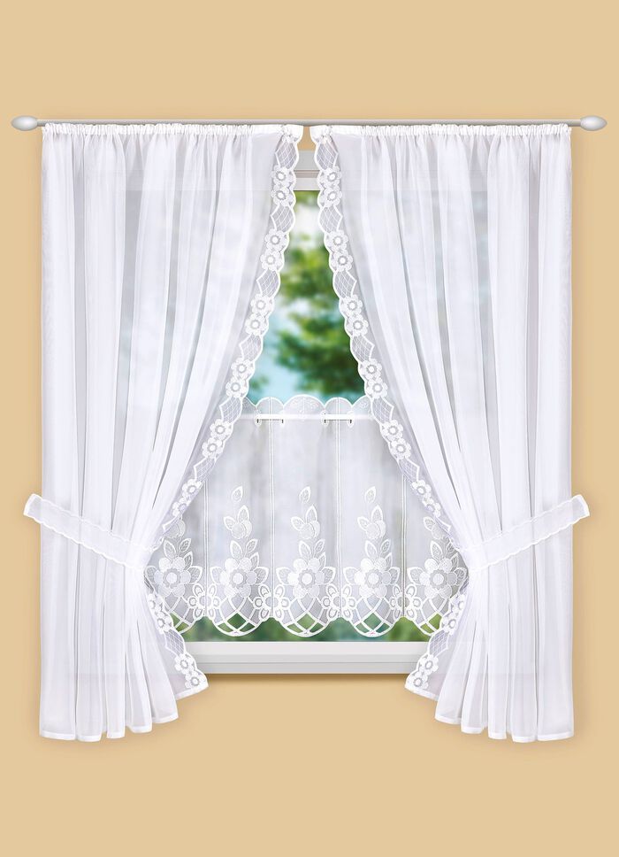 Filigraner Kurzstore mit Stangendurchzug 