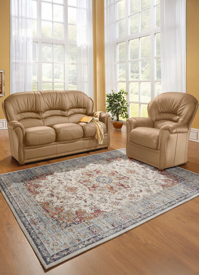 Polstermöbel mit Bezug aus echtem Leder  Polstermöbel mit Bezug aus echtem Leder