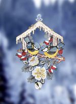 Fensterbild «Meisen» 