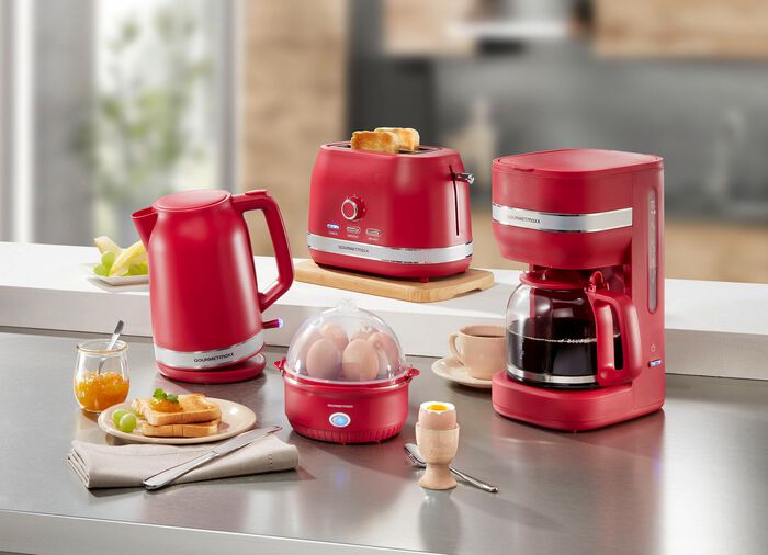 Frühstücksserie in modernem Design ROT