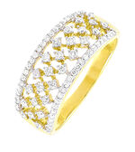 Damenring mit 74 Diamanten 