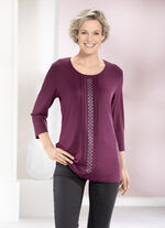 Shirt mit Biesen in 2 Farben, 