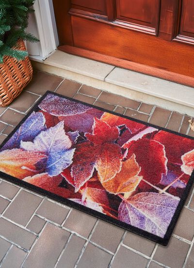 Herbstliche Fussmatte  