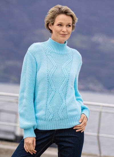 Pullover mit Alpaka 