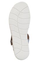 ELENA EDEN, modische Damen-Sandale, Weite H, mit herausnehmbarem Fussbett BLEU