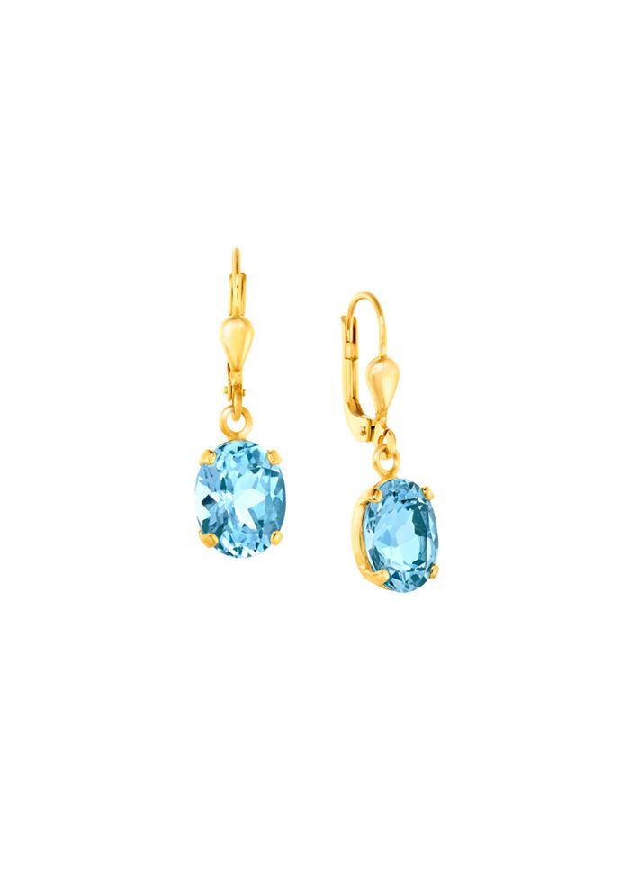 Ohrringe mit Blautopas 