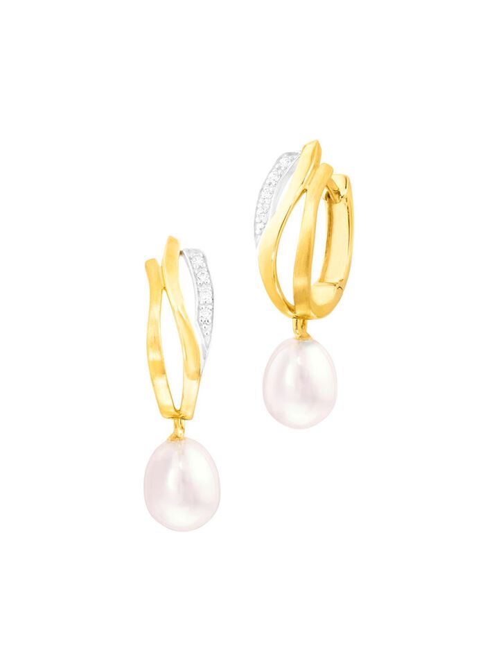 Creolen mit S&uuml;sswasser-Zuchtperle 