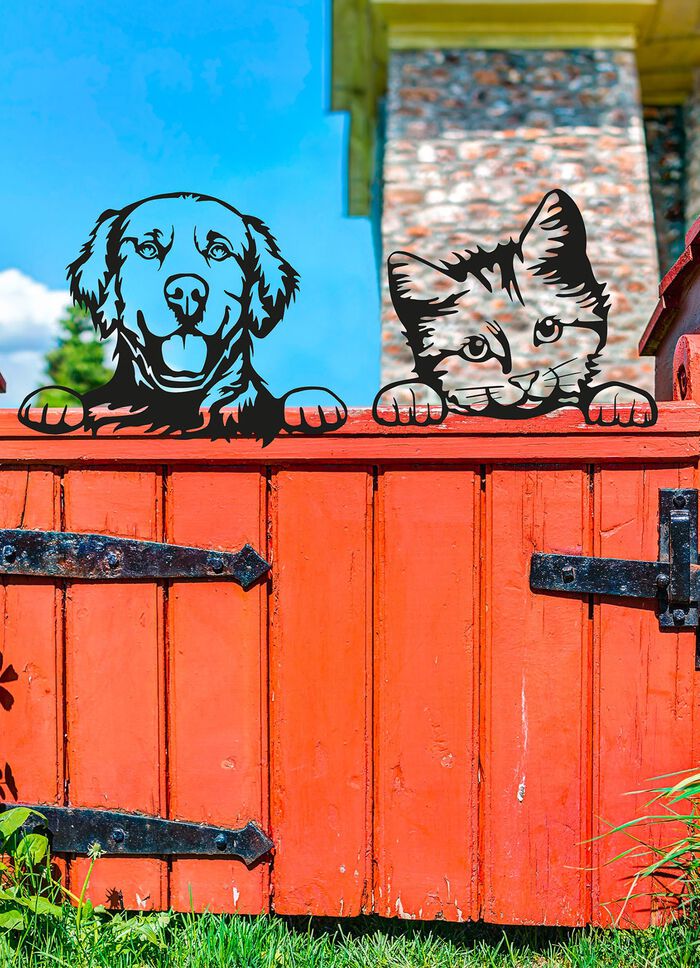 Zaunfigur aus Spezialstahl 