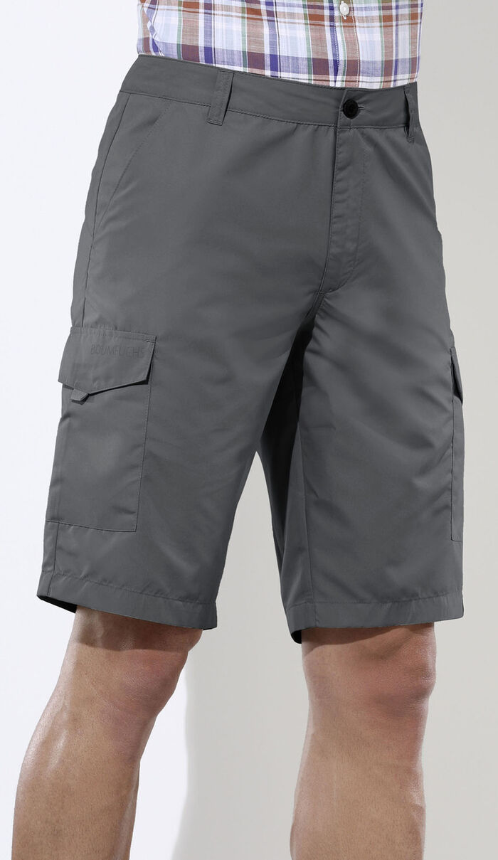 Bermudas mit Cargotaschen in 3 Farben ANTHRAZIT