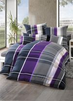 Moderne Bettwäsche-Garnitur aus Microfaser LILA