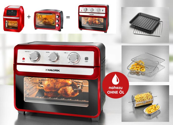 Heissluft-Ofen &ndash; ersetzt Backofen und Fritteuse 