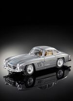 Mercedes-Benz 300SL als Metallspritzgussmodell 