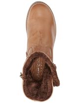 Andrea Conti Bootie mit verstellbarer Klettspange COGNAC