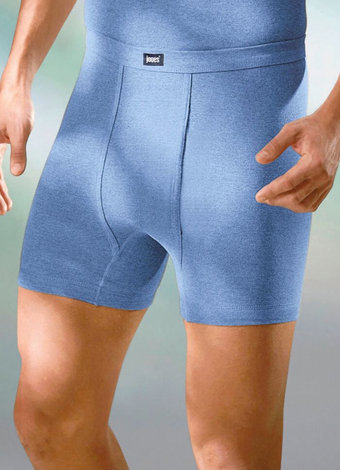 Viererpack Unterhosen aus Feinripp mit Eingriff 