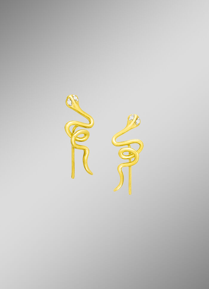 Besondere Ohrhaken mit Diamanten 