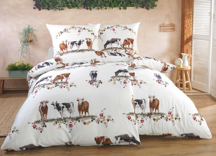 Bettwäsche-Garnitur  in Mako-Satin Qualität 