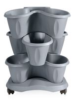 Pflanzturm Trifoglio GRAU