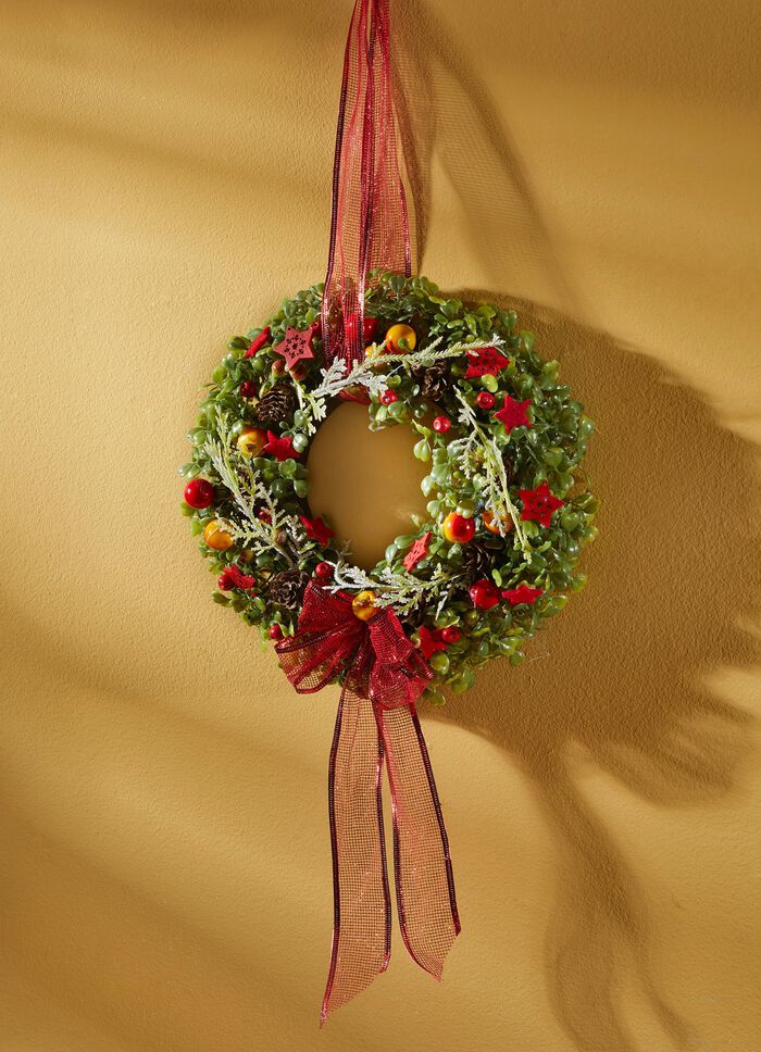 Wandkranz mit passendem Textilschleifenband 