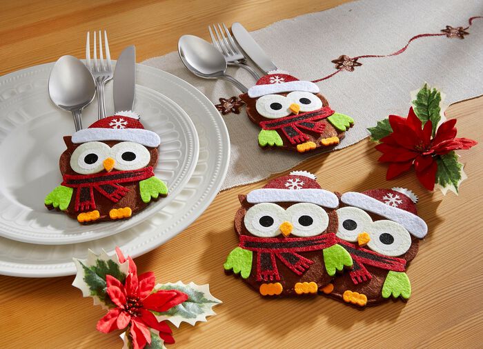 Bestecktaschen, 4er-Set 