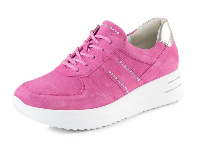 Waldl&auml;ufer Sneaker mit Glitzersteinchen 