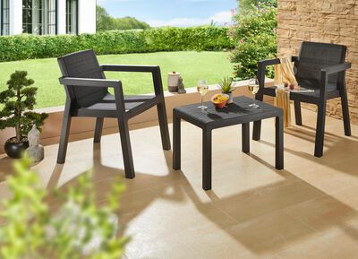 Balkon-Set &laquo;Riviera&raquo;, 3-teilig 