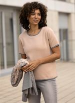 Strick-Twinset in Jacquard-Dessin 