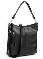 Laurina, Tasche, Damen, mit verstellbarem, abnehmbarem Umh&auml;ngeriemen SCHWARZ