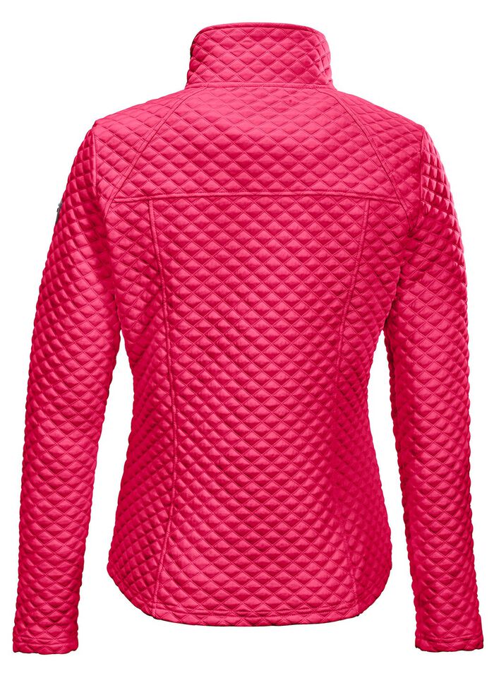 Modische Damen-Stretch-Jacke mit Jaquard-Steppmuster 