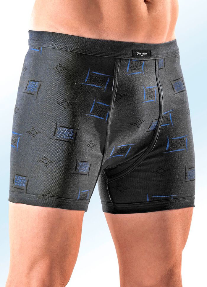 F&uuml;nferpack Unterhosen, allover dessiniert 