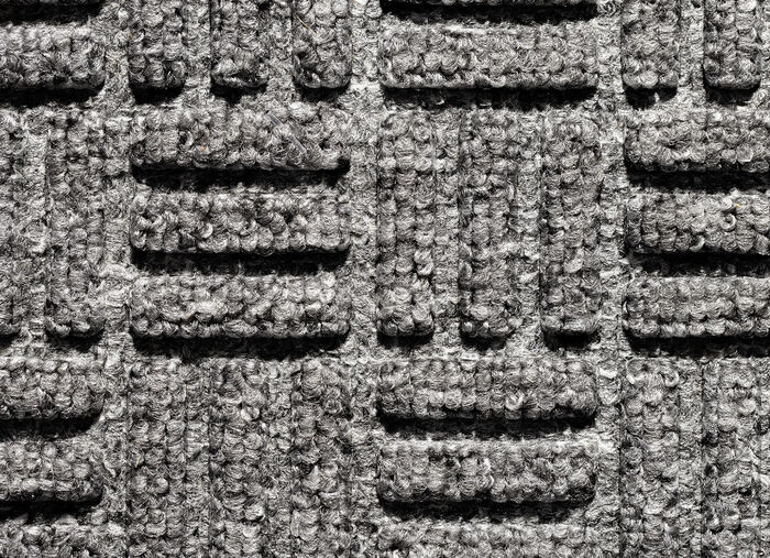 Fussmatte mit rutschhemmender Gummi-Rückseite ANTHRAZIT