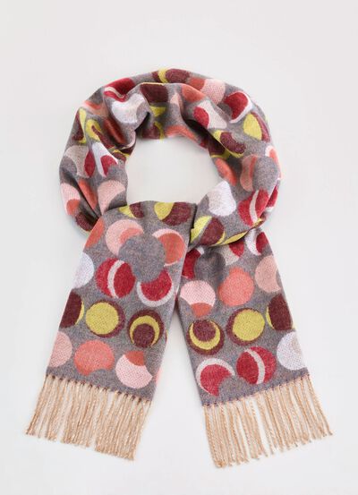 Schal mit Fantasiedessin 