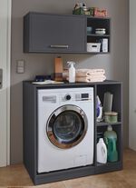 Raffinierte Schr&auml;nke mit Melaminbeschichtung ANTHRAZIT