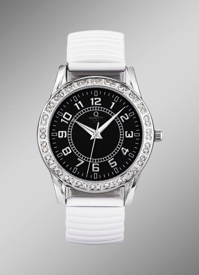 Moderne Quartz-Damenuhr mit Zugband 