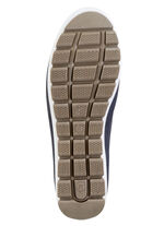 Gemini Slipper mit dezenter Knitter-Struktur MARINE