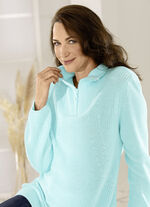 Pullover in Perlfangstrick 