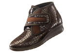 Klett-Stiefelette in Kroko-Optik BRAUN